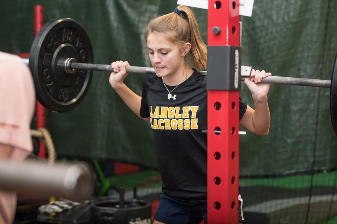 Weight lifting performance training for girls